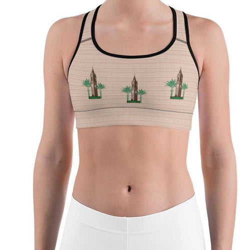 Sports bra - Asmara Cathedral & Palm Trees