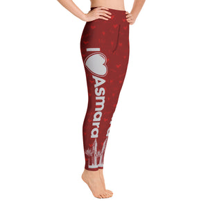 iLove Asmara Yoga Leggings Deep Red