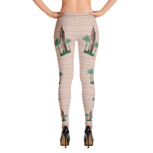 Cathedral & Palm Tree Leggings