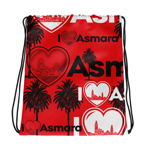 Drawstring bag - I Love Asmara