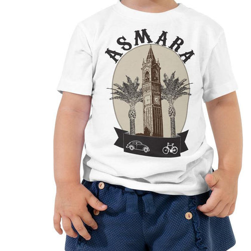 Toddler Short Sleeve Asmara T-Shirt - Cathedral & Palm Tree