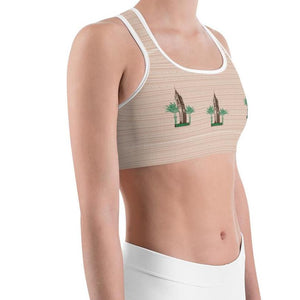 Sports bra - Asmara Cathedral & Palm Trees