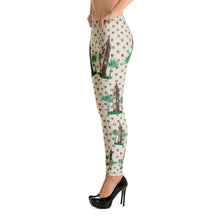 Load image into Gallery viewer, Leggings - Asmara Cathedral &amp; Palm Trees - Hearts