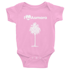 I Love Asmara Palm Infant Bodysuit