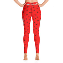 Load image into Gallery viewer, Yoga Leggings - Red Love