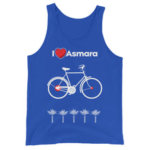 Load image into Gallery viewer, I Love Asmara - Bicycle Unisex Tank Top
