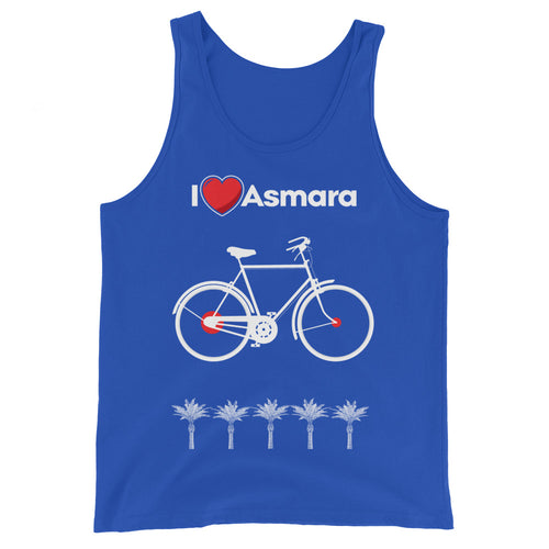 I Love Asmara - Bicycle Unisex Tank Top