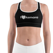 Load image into Gallery viewer, Sports bra - iLoveAsmara Black