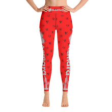 Load image into Gallery viewer, Yoga Leggings - Red Love